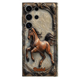 Love Horse - Personalized Horse Full Print Phone Case