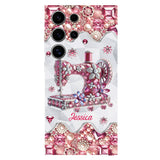 Just A Girl Who Loves Sewing - Personalized Sewing Full Print Phone Case