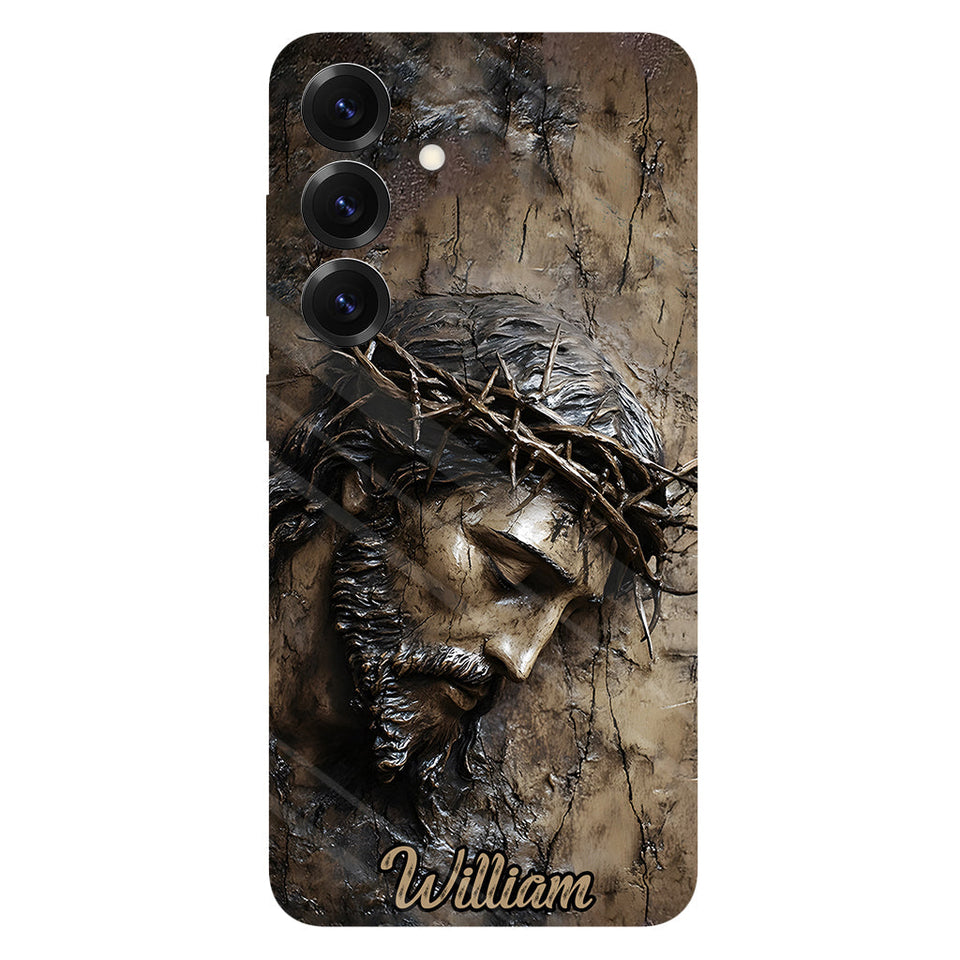 Foi, Espérance, Amour - Coque de téléphone personnalisée avec imprimé chrétien intégral