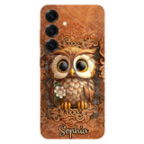 Beautiful Owl - Personalized Owl Full Print Phone Case