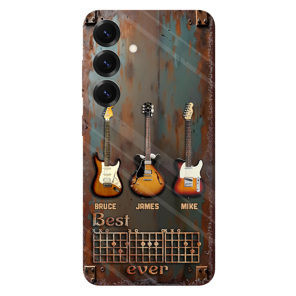 Best Guitar Dad Ever - Personalized Guitar Full Print Phone Case