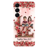 I Love You Forever - Personalized Couple Full Print Phone Case