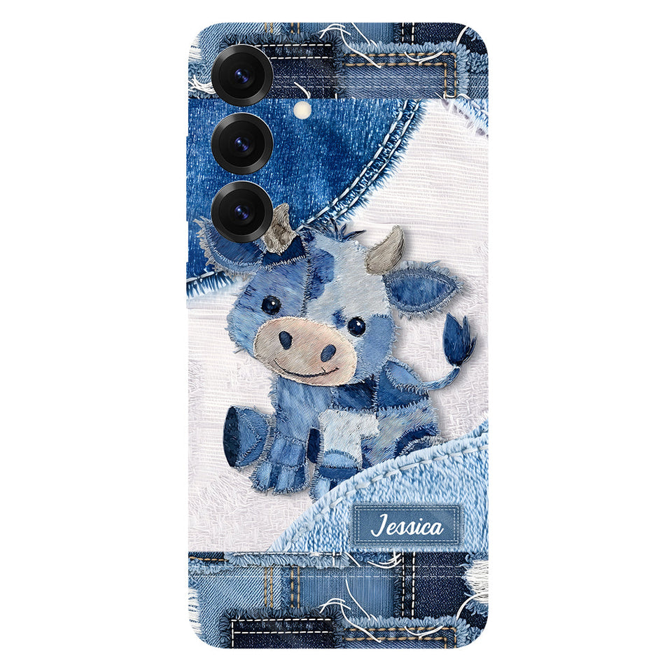 Cute Highland Cow - Personalized Highland Cow Full Print Phone Case