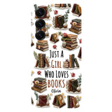 Just A Girl Who Loves Books - Personalized Book Full Print Phone Case
