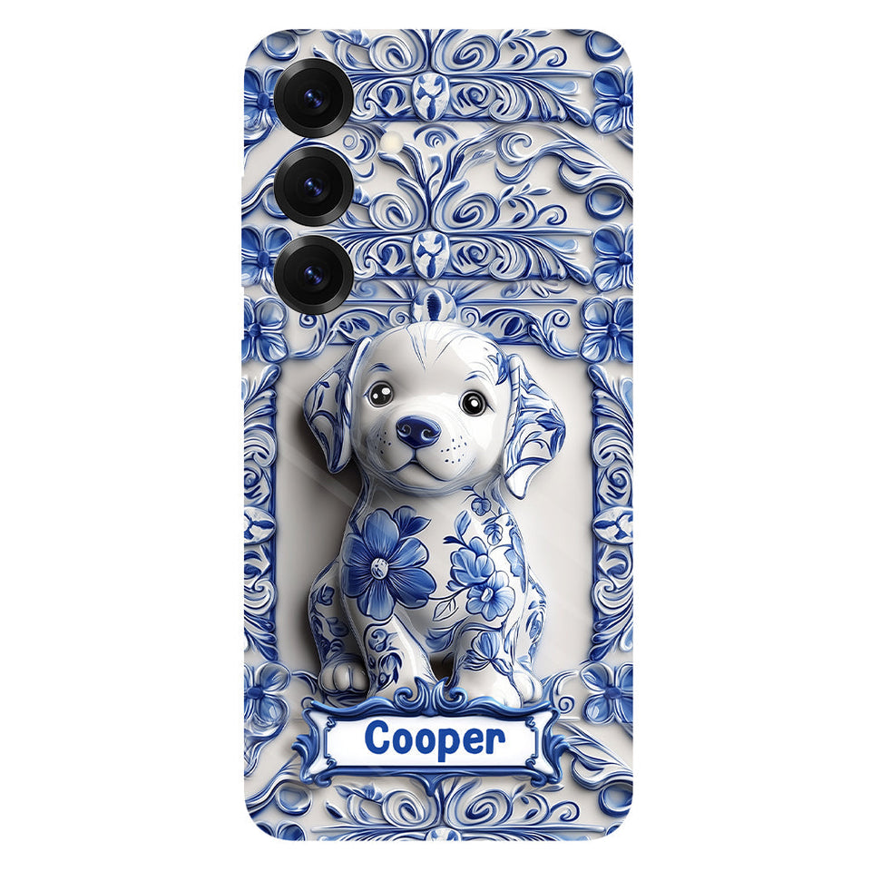 Cute Labrador Retriever - Personalized Dog Full Print Phone Case