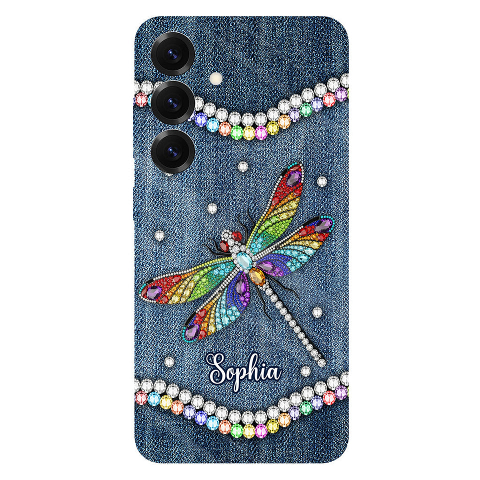 Beautiful Dragonfly - Personalized Dragonfly Full Print Phone Case