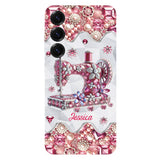 Just A Girl Who Loves Sewing - Personalized Sewing Full Print Phone Case