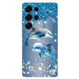 Beautiful Dolphins - Personalized Dolphin Full Print Phone Case