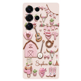 Pink Cowgirl - Personalized Cowgirl Full Print Phone Case