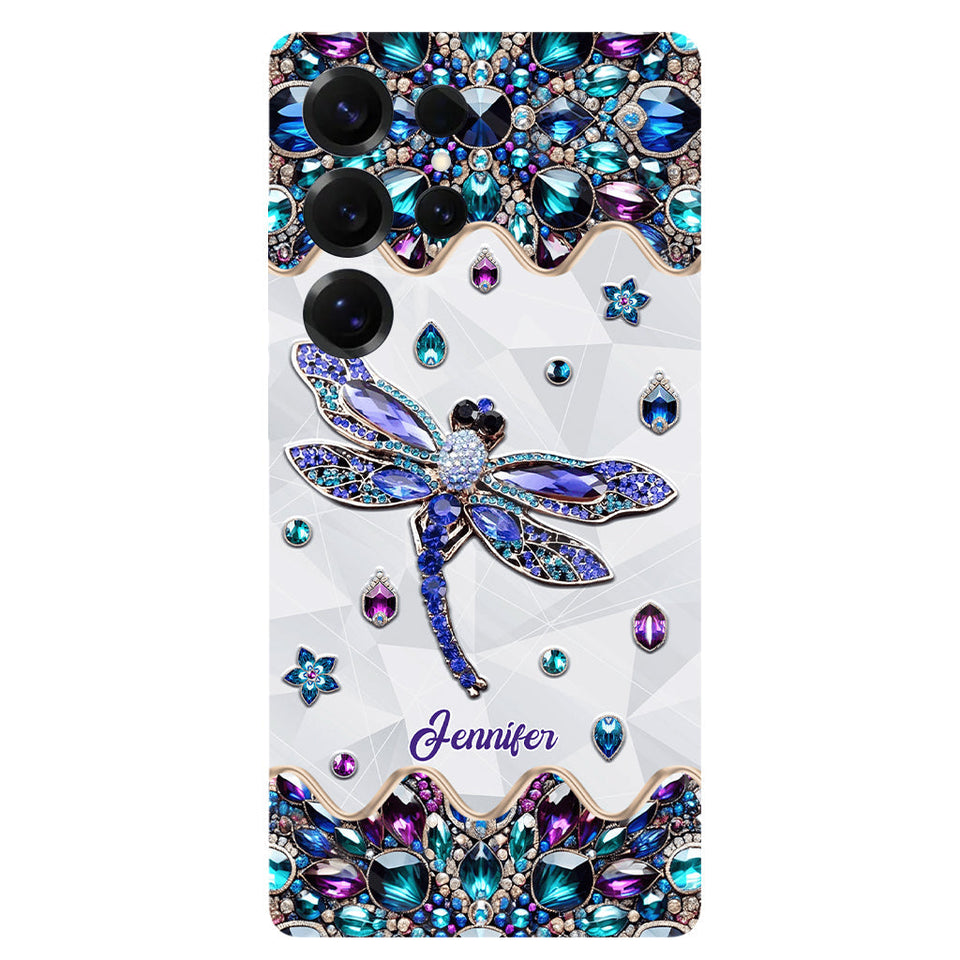 Love Dragonfly - Personalized Dragonfly Full Print Phone Case