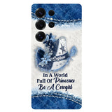 In A World Full Of Princesses - Personalized Cowgirl Full Print Phone Case