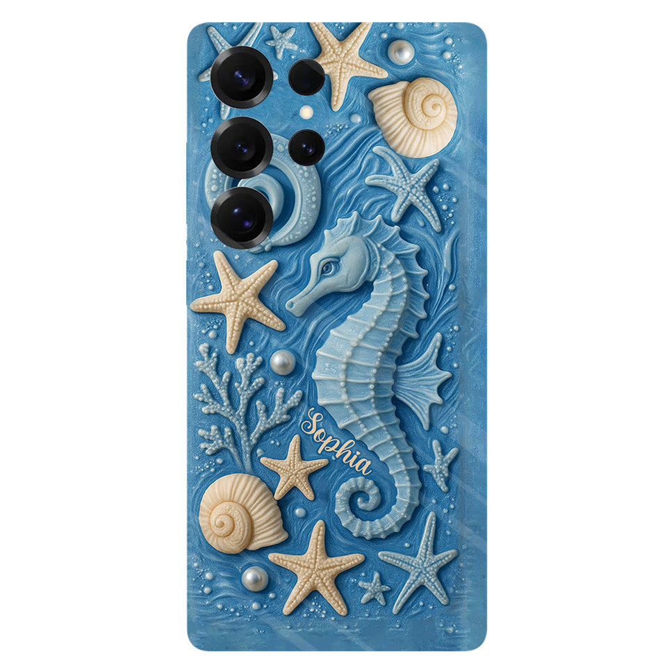 Just A Girl Who Loves Ocean - Personalized Sea Lover Full Print Phone Case