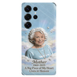 Coque de téléphone personnalisée avec photo - Un morceau de mon cœur - Souvenir personnalisé - Impression intégrale