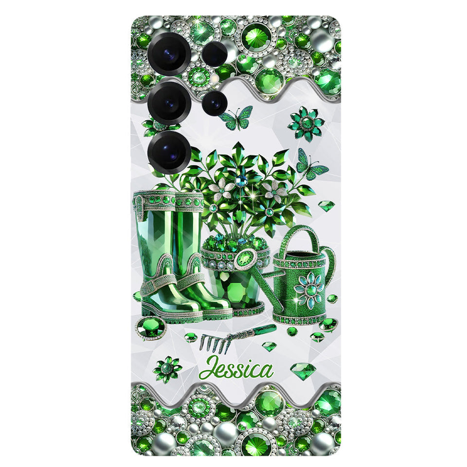 Just A Girl Who Loves Gardening - Personalized Gardening Full Print Phone Case