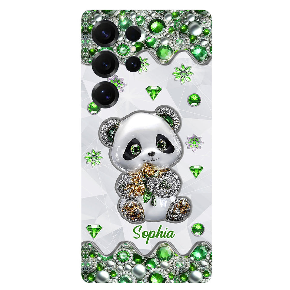 Just A Girl Who Loves Pandas - Personalized Panda Lover Full Print Phone Case