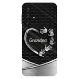 Grandpa Dad Kids Handprints - Personalized Father Full Print Phone Case