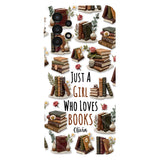 Just A Girl Who Loves Books - Personalized Book Full Print Phone Case
