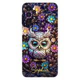Cute Owl - Personalized Owl Full Print Phone Case