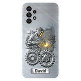 Strong Ones Become Welder - Personalized Welder Full Print Phone Case