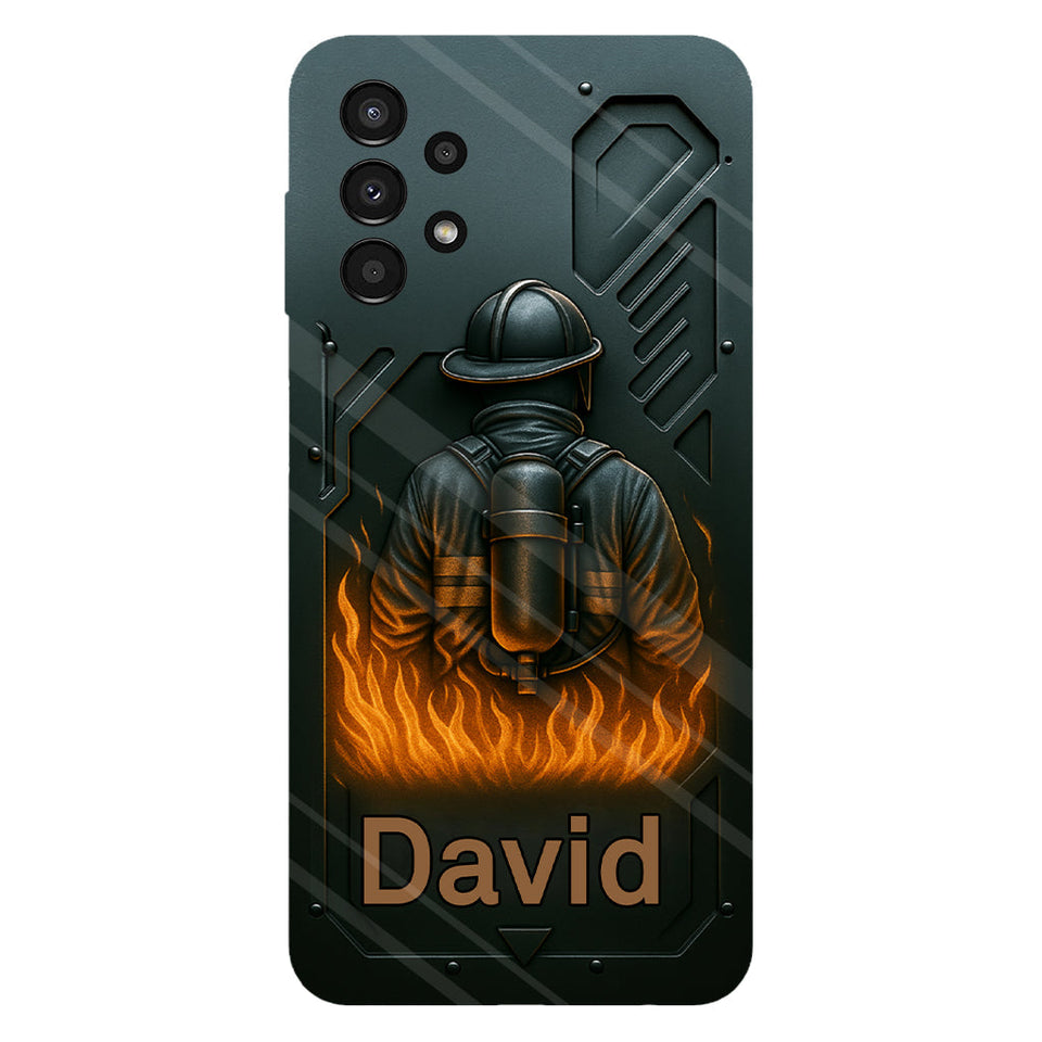 The Strone One - Personalized Firefighter Full Print Phone Case
