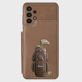 Luxury Gift For Golfer Custom Name - Personalized Golf Wallet Phone Case