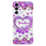 Grandma's Mom's Sweethearts - Personalized Grandma Full Print Phone Case