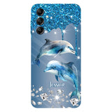 Beautiful Dolphins - Personalized Dolphin Full Print Phone Case