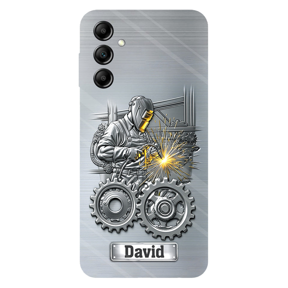 Strong Ones Become Welder - Personalized Welder Full Print Phone Case