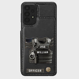 Serve And Protect - Personalized Police Officer Wallet Phone Case