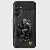 Sasquatch - Personalized Hiking Wallet Phone Case