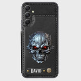 Cool Skull - Personalized Skull Wallet Phone Case