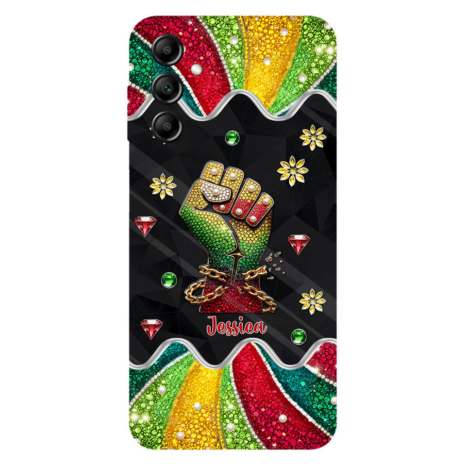 They Not Like Us - Personalized Juneteenth Full Print Phone Case & Phone Grip