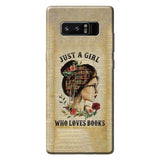 Just A Girl - Book Phone Case
