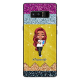 Teaching Is A Work of Heart - Personalized Teacher Phone Case With 3D Pattern Print