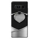 Knit Metal Pattern Print Phone Case 062021