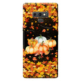 Autumn Cat Personalized Phone Case