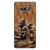 Never Underestimate An Old Man With A Motorcycle - Personalized Biker Phone Case