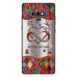 I Sew A Piece Of My Heart Personalized Phone Case