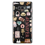 Just A Girl Who Loves Traveling - Personalized Travelling Clear Phone Case