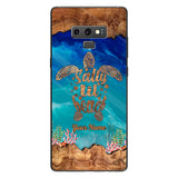 Salty Lil' Beach - Personalized Turtle Phone case