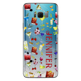 Summer Vibes - Personalized Cocktail Clear Phone Case