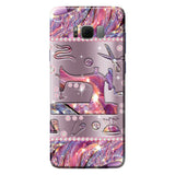 Sewing Metal Pattern Print Phone Case 062021