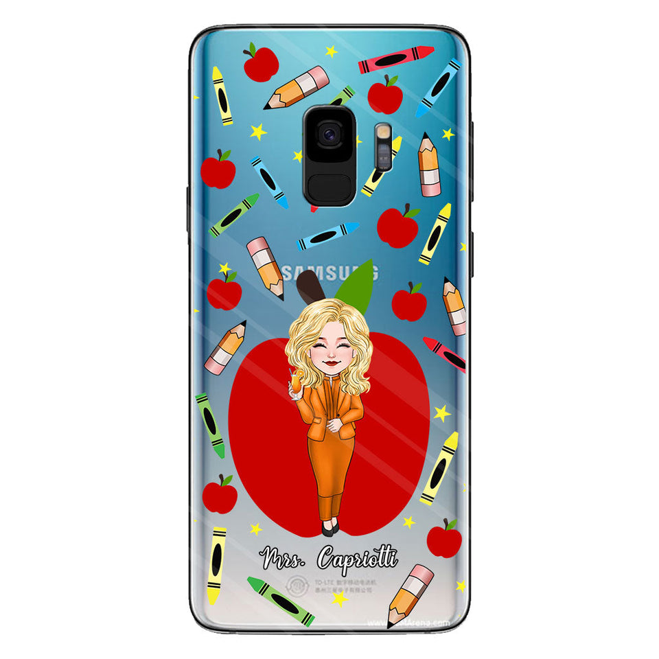 Thank You Teacher - Personalized Teacher Clear Phone Case