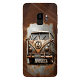 Camper Van Peace Symbol Vintage Soul - Personalized Hippie Full Print Phone Case