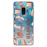 Just A Girl Who Loves Books - Personalized Book Clear Phone Case