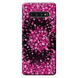 Foi, Espoir, Amour - Coque de téléphone personnalisée pour la sensibilisation au cancer du sein