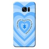 Coque de téléphone « J'aime quelqu'un qui a de l'autisme »