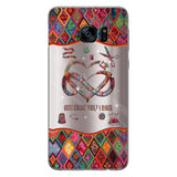 I Sew A Piece Of My Heart Personalized Phone Case
