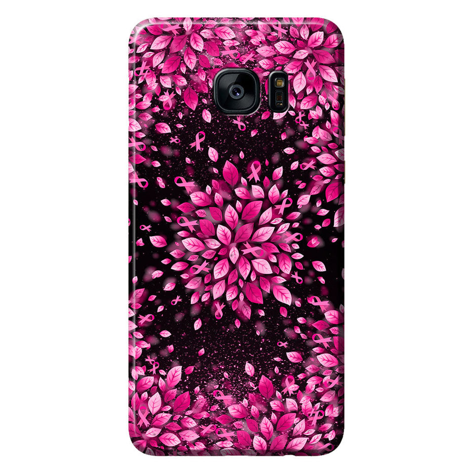 Foi, Espoir, Amour - Coque de téléphone personnalisée pour la sensibilisation au cancer du sein