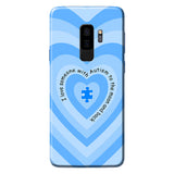 Coque de téléphone « J'aime quelqu'un qui a de l'autisme »